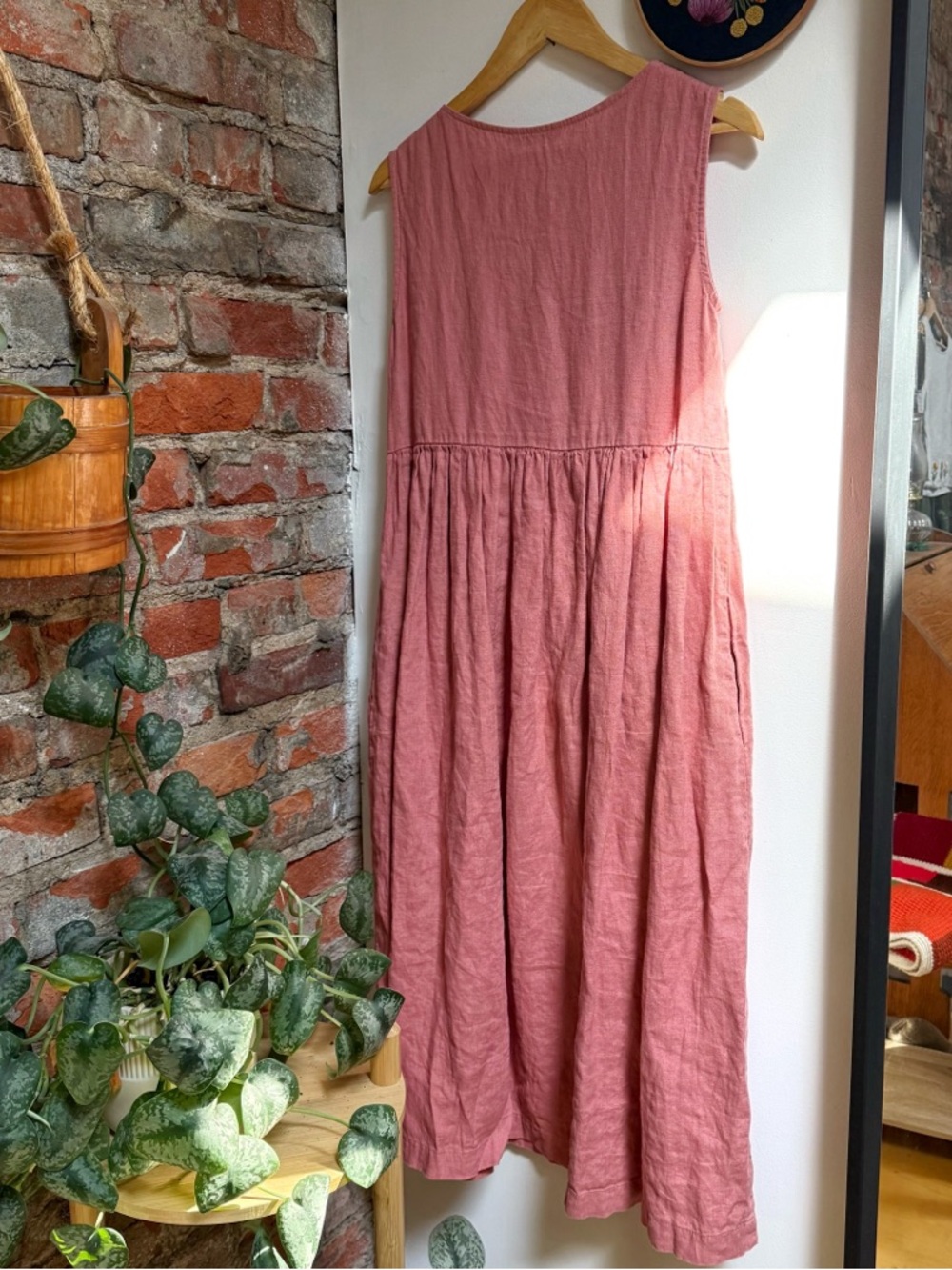 Linenfox Hand-Embroidered Joy Dress - Picture 6 of 7
